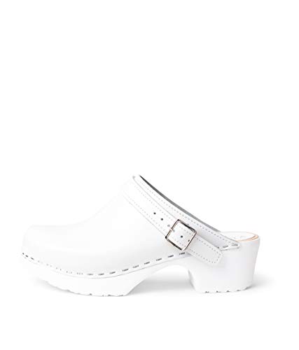 VERKA Women's Professional Comfort Clogs from Sweden, US 9-9.5 - FLITIG [EU 40, Snow WH]