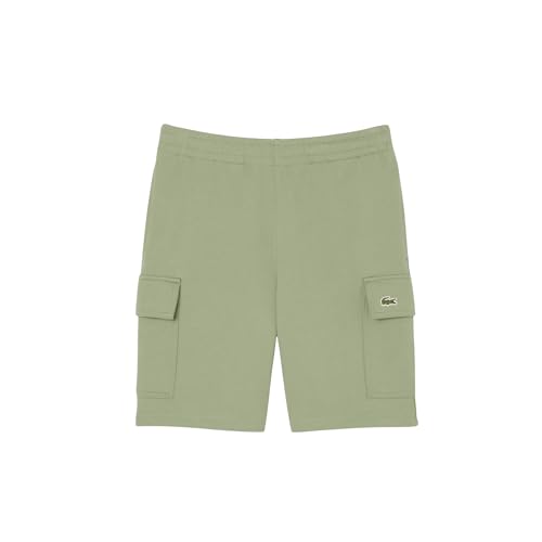 Image of Lacoste Men's Cotton Fleece Cargo Shorts