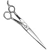 Geib Gator Stainless Steel Bent Shank Straight Pet Grooming Shear, 7-1/2-Inch