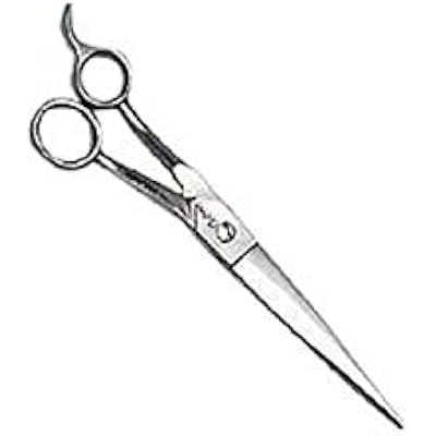 Geib Gator Stainless Steel Bent Shank Straight Pet Grooming Shear, 7-1/2-Inch