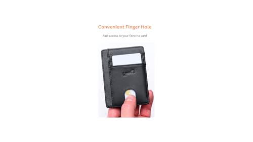 Leather RFID Blocking Slim Wallet and Key Organizer3