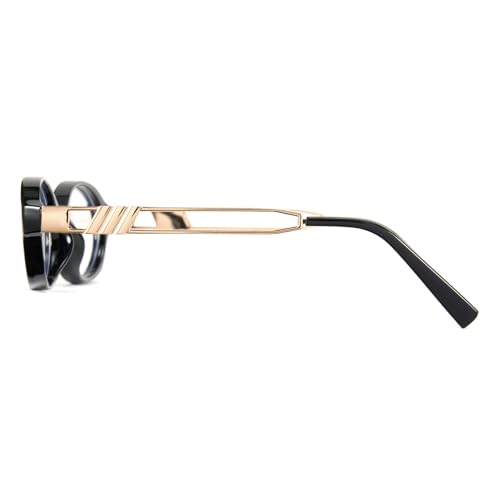 Image of Cyxus Oval Blue Light Glasses for Women Fashion UV Blocking Computer Glasses 8242