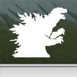 Godzilla White sticker Decal Shadow Gojira Kaiju