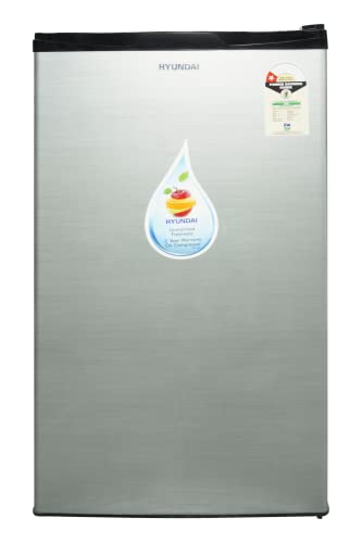 Image of HYUNDAI 92 L Direct-Cool Single Door Mini Refrigerator Appliance (Silky Grey)