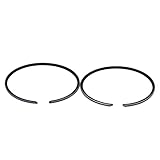 LIEFERUMFANG: 2x Kolbenring Kolbenring Satz Set 43 x 1,5 mm Form C Halbtrapez-Ringe Kolbenringe Yamaha FS1 DT50 DT FS 1 50
