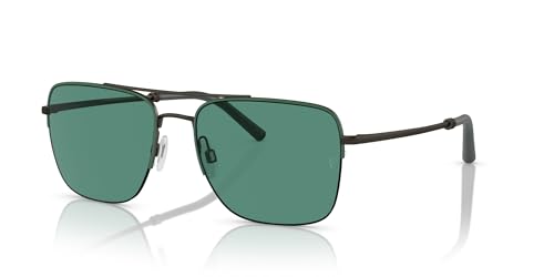 Oliver Peoples 0OV1343S R-2 533971 Ryegrass-Pewter/Forest Square Men's Sunglasses, Size: 56/18/1453