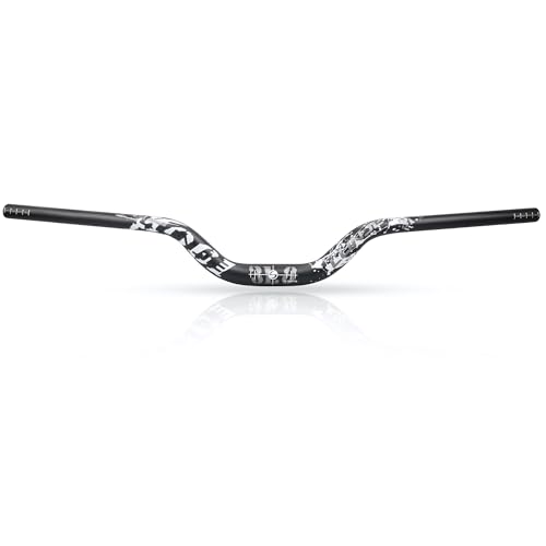 LUNJE 31.8mm MTB Handlebar, 780mm, Aluminum, Rise Options