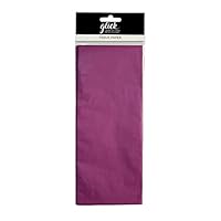 Glick 4 Sheets of Fuschia Tissue Paper, Each Sheet 750mm x 500mm when Opened, Pink Tissue Paper For Gift Wrapping and Other Arts and Crafts