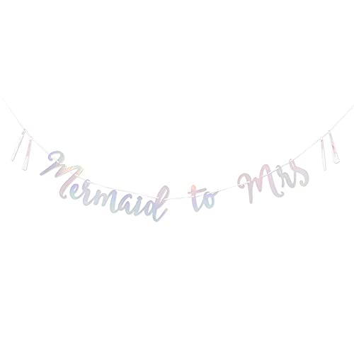 Weddingstar Paper Bachelorette Party Banner - Mermaid to Mrs