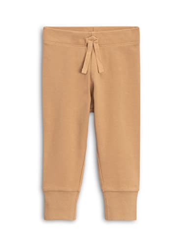 Image of Colored Organics Baby and Kids Unisex Organic Cotton Cuz Jogger Pants - Tan - 3-6M