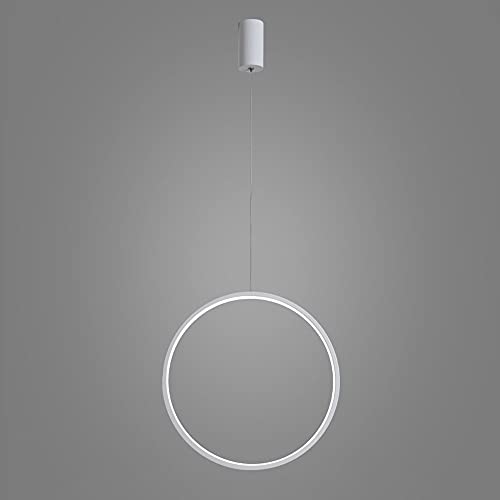 NAMFHZW Lámpara colgante para salón y comedor con diseño circular dorado