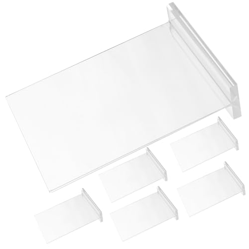 Porte-panneaux acrylique inclinable contre les reflets sur comptoir et table