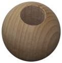 22MM (7/8inch ) Wooden Round Beads w/ approx 3/8inch hole-Bag of 100