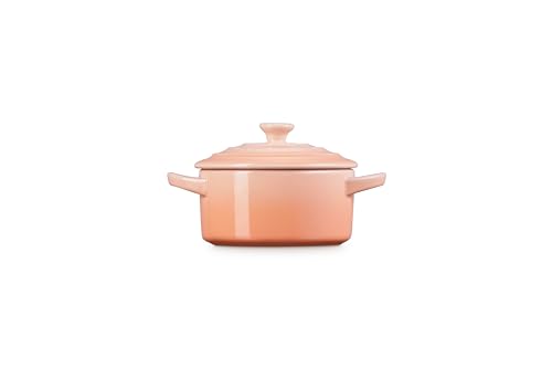 Image of Le Creuset Stoneware Mini Round Cocotte, 8oz., Peche
