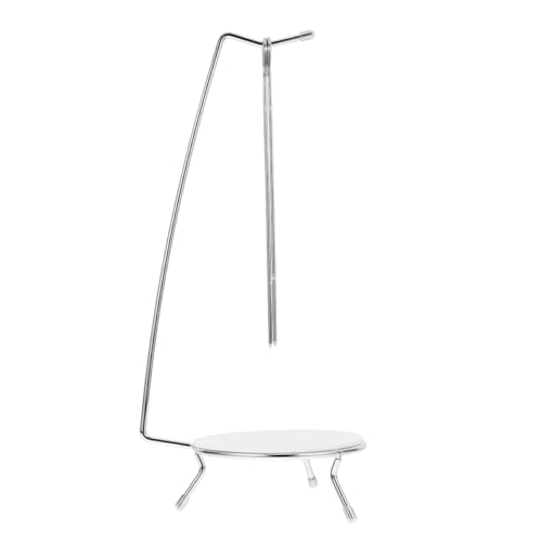 STOBAZA 2Sets Stainless Steel Kebab Skewer Rack Bbq Hanger for Grilling Various Foods Easy to Carry and Stable Skewer Holder for Backyard Bbqs Camping