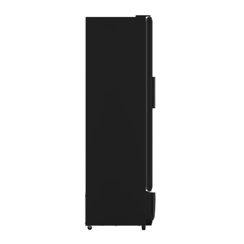 Armoire à Boissons Réfrigérée 350 Litres Noire et Blanche 1 Porte Vitrée