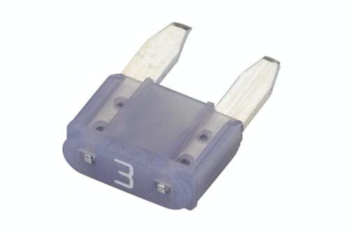 Hella Fusible - Fusible mini con conector plano - 3A - lila - Cant.: 5 - 8JS 728 596-881, 3A (morado)