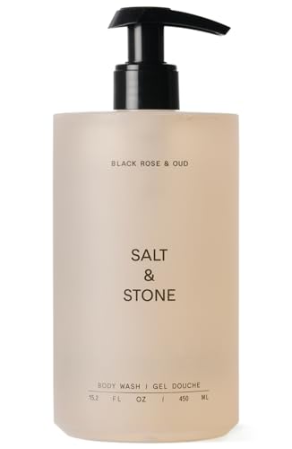Salt &amp; Stone Body Wash for Women &amp; Men, Black Rose &amp; Oud 15.2 fl oz