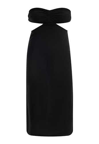 Robe midi avec découpes paino en taille L au design premium