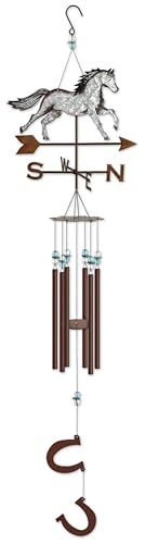 Farm Fresh Wind Chime 40-Inch Horse