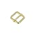 B9410 3/4" Natural Brass, Double Loop w/Slider Bar, Solid Brass-LL