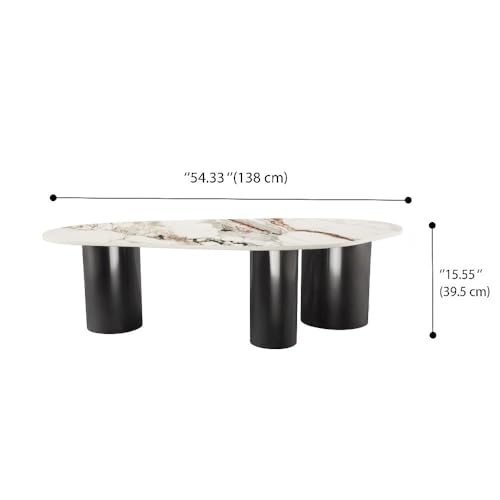 Image of Wakefit Center Table | 1 Yr Warranty | Coffee Table for Living Room Wooden, Tea Table for Living Room Wooden, Sofa Table, Free Installation from Brand, Modern Multi-Functional & Wobble-Free(Sumtr)