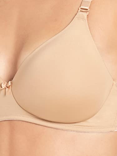 Image of Jockey 1819 Women's Wirefree Padded Microfiber Nylon Elastane Stretch Full Coverage Multiway Styling T-Shirt Bra with Magic Under