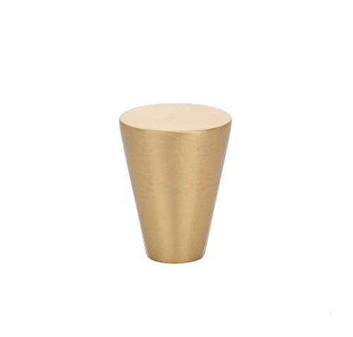 Luxe Satin Brass Modern Cabinet Knob and Handles Pull Furniture