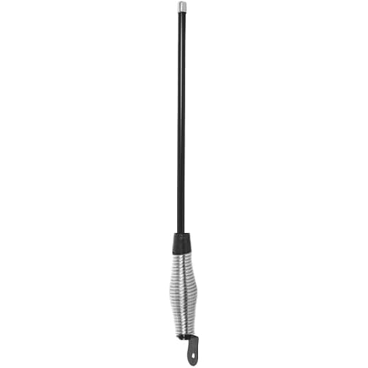 OBEROI'S TRADERS Bike Universal Decorative Front | Rear Aluminium Spring Antenna/Aerial Rod with Chrome Cap for Royal Enfield Bullet, Harley Davidson, Bajaj Avenger Motorcycle (15 Inch)