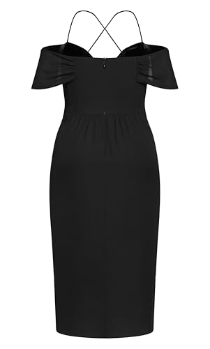 Image of City Chic Women's Plus Size Dress - Entwine Maxi