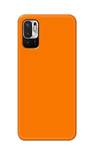 Image of Plain Orange Hard Back Case Cover for Redmi Note 10T 5G, Poco M3 Pro 5G, Redmi Note 10 5G Back Cover -(J5) VNS2229