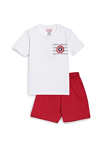 Image of Nap Chief Kids Unisex Cotton Cartoon Printed T-Shirt & Shorts | Clothing Set for Boys & Girls