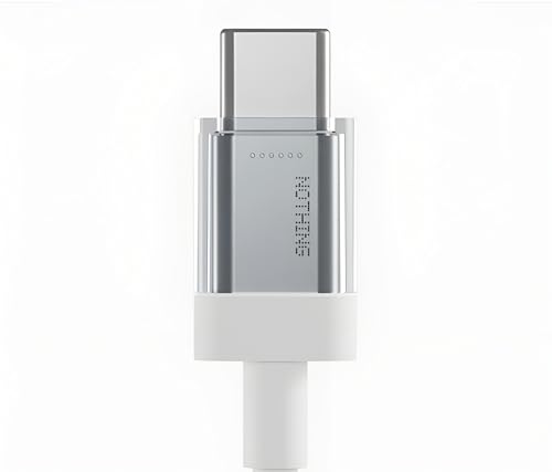 Image of Nothing Original 45W Type-C to C Fast Charging Cable Compatible with Nothing Phone 3A /3A Pro /2A Plus /2a /Cmf Phone 2 Pro /S25 Edge /Cmf /Bud /Laptops & Type C Devices Sync Data Transfer Speed Cable, White