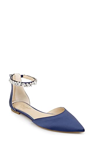 Jewel Badgley Mischka Cassidy Flat Pointed Shoe2