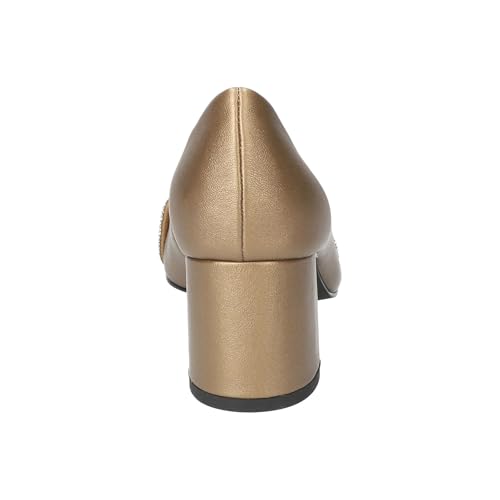 Bella Vita Women's Marigold Block Heeled Pumps, Bronze, 8 X-Wide - image 6