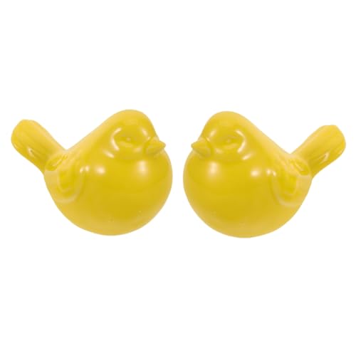 Cabilock 2piezas Adornos De Estilo Nórdico De Pájaros Decorativos De Porcelana Figuras De para Escritorio Mesa Decoración De Jardín