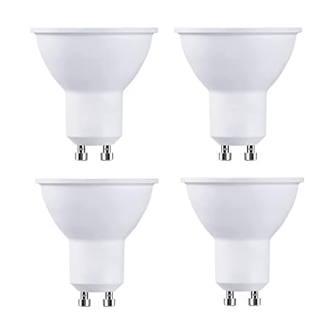 DASTOR GU10 LED Bulb 4-Pack, 7W 3000K Warm White LED Bulbs Cover