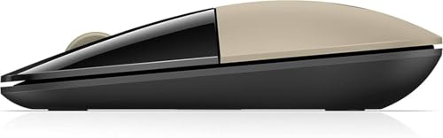 Miniatura 5 de HP Z3700 - Ratón inalámbrico (1200 PPP, 2 Botones y Rueda Desplazable, Batería 16 Meses de Duración, Tecnología LED Azul, Windows), Color Dorado