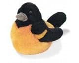 Baltimore Oriole - Audubon Plush Bird (Authentic Bird Sound)