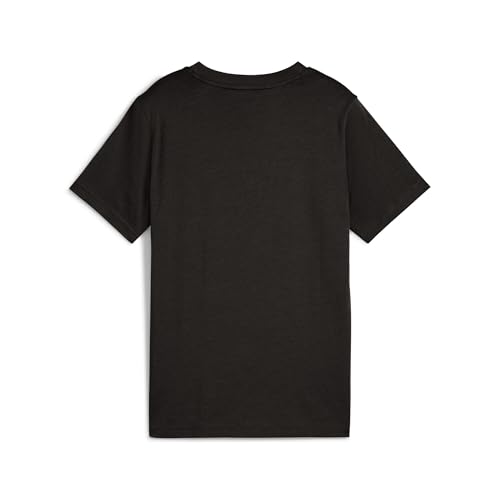 Image of Puma Boy Cotton Solid Regular Fit Tees