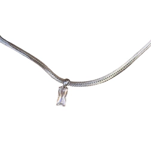 See full amazon price history chart for V FASHION JEWELLERY Stylish Rectangle Emerald Diamond Stainless Steel Silver White Necklace Crystal Pendant Chain For Women & Girls V FASHION JEWELLERY Stylish Rectangle Emerald Diamond Stainless Steel Silver White Necklace Crystal Pendant Chain For Women & Girls (B0CLSFH9Y2) Amazon Price History, Amazon Price Tracker