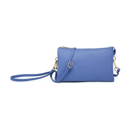Image of JEN & CO. Riley Crossbody Bags for Women Vegan Leather Wristlet Clutch Wallet Purses Handbags with 2 Straps