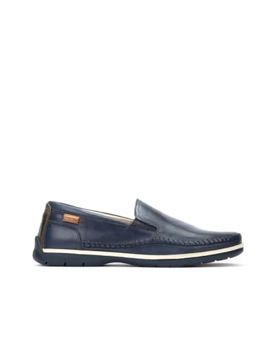 Image of PIKOLINOS Marbella M9A-3111 Men's Slip-On Moccasins - Premium Calfskin Leather - Removable Cushioned Insole with All Day Support - Elastic Fit - Flexible Sole