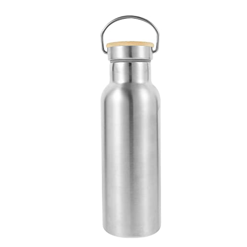 UPKOCH Sportflasche Aus Edelstahl Und Holz Multifunktions-trinkflasche Mit Großem Fassungsvermögen Tragbare Outdoor-wasserflasche Für Heiße Und Kalte Getränke Langlebig Und UPKOCH Sportflasche Aus Edelstahl Und Holz Multifunktions-trinkflasche Mit Großem Fassungsvermögen Tragbare Outdoor-wasserflasche Für Heiße Und Kalte Getränke Langlebig Und
