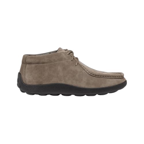 Chiusura con lacci Geox U Spherica Ec14 B Mocassino Uomo, Grigio Tortora., 42 EU