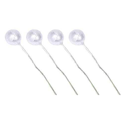 Ascension Multicolour Plastic Artificial Holly Berries, 10 mm Fake Berries Decor on Wire for Christmas Tree Decorations Flower Wreath DIY Craft Use (Pack of 150) - Image 6