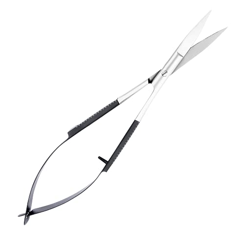 Maker And Market Spring Action Curved Blade 4.5 Inch Scissors For Applique, Embroidery, Fabric, Thread, Knitting, Sewing, Arts & Craft (Curved Blade) #TOP4