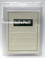 Case of 20, Brochure Box, Clear PETE Plastic Literature Holder for 8-1/2”w x 11”h Flyers – Mounting Flyer Case Protects Contents from Moisture