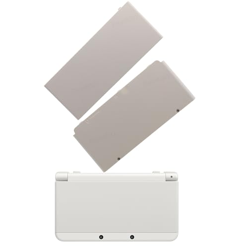 Image of Deal4GO Front & Back Housing Shell Casing Replacement for Nintendo New 3DS Console Top & Bottom Cover Plates - White