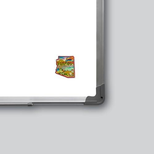 Imán decorativo rectangular de resina Premium Arizona 2.5 pulgadas miniatura 6